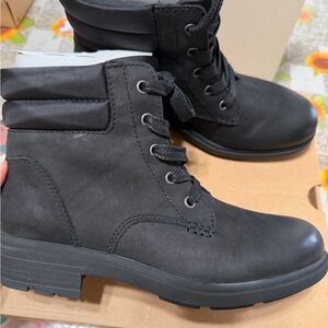 UGG Harrison Black Lace-Up Ankle Boots